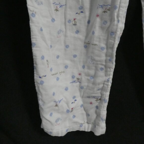 Unbranded | small 155/66A | Whimsical White Pajama Bottoms | Elastic Waistband - Picture 8 of 16